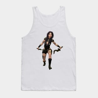 Warrior amazon woman with metal blades Tank Top